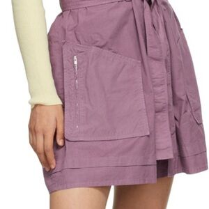 Kenzo High-Waisted Plum Shorts for Women